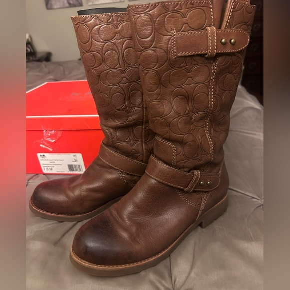 Used Virginia calf coach boots - Picture 4 of 16